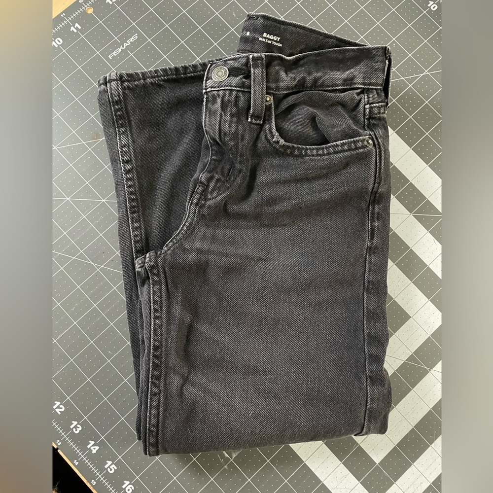 Old Navy Jeans loose fit, black, Sz 8 boys